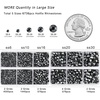image:image6736pcs Hotfix Rhinestones FlatbackRoyal Blue Rhinestones for Crafts Clothes Mixed 5 Sizes Hotfix Crystals with Tweezers and Wax Pencil Kit SS6SS30SapphireJet Hematite