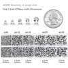 image:image6736pcs Hotfix Rhinestones FlatbackRoyal Blue Rhinestones for Crafts Clothes Mixed 5 Sizes Hotfix Crystals with Tweezers and Wax Pencil Kit SS6SS30SapphireSilver Hematite