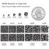 image:image6736pcs Hotfix Rhinestones FlatbackRoyal Blue Rhinestones for Crafts Clothes Mixed 5 Sizes Hotfix Crystals with Tweezers and Wax Pencil Kit SS6SS30SapphireHematite
