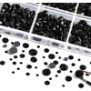 image:image6736pcs Hotfix Rhinestones FlatbackRoyal Blue Rhinestones for Crafts Clothes Mixed 5 Sizes Hotfix Crystals with Tweezers and Wax Pencil Kit SS6SS30SapphireBlack