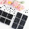 image:imageBEADSLAND Hotfix Rhinestones 6080PCS AB Rhinestones for Clothes Crafts Mixed 6 Sizes with Wax Pencil and Tweezers Kit SS6SS30 Crystal ABBlack
