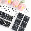image:imageBEADSLAND Hotfix Rhinestones 6080PCS AB Rhinestones for Clothes Crafts Mixed 6 Sizes with Wax Pencil and Tweezers Kit SS6SS30 Crystal ABBlack Diamond