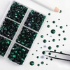 image:imageBEADSLAND Hotfix Rhinestones 6080PCS AB Rhinestones for Clothes Crafts Mixed 6 Sizes with Wax Pencil and Tweezers Kit SS6SS30 Crystal ABEmerald