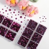 image:imageBEADSLAND Hotfix Rhinestones 6080PCS AB Rhinestones for Clothes Crafts Mixed 6 Sizes with Wax Pencil and Tweezers Kit SS6SS30 Crystal ABFuchsia