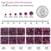 image:imageBEADSLAND Hotfix Rhinestones 6080PCS AB Rhinestones for Clothes Crafts Mixed 6 Sizes with Wax Pencil and Tweezers Kit SS6SS30 Crystal ABFuchsia