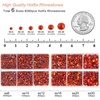image:imageBEADSLAND Hotfix Rhinestones 6080PCS AB Rhinestones for Clothes Crafts Mixed 6 Sizes with Wax Pencil and Tweezers Kit SS6SS30 Crystal ABHyacinth