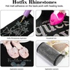 image:imageBEADSLAND Hotfix Rhinestones 6080PCS AB Rhinestones for Clothes Crafts Mixed 6 Sizes with Wax Pencil and Tweezers Kit SS6SS30 Crystal ABLight Sapphire