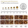 image:imageBEADSLAND Hotfix Rhinestones 6080PCS AB Rhinestones for Clothes Crafts Mixed 6 Sizes with Wax Pencil and Tweezers Kit SS6SS30 Crystal ABTopaz