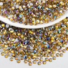 image:imageBeadsland 1440pcs Flat Back Crystal Rhinestones Round Gems for Nail Art and Craft Glue Fix Pure Purple SS204648mmCitrine AB