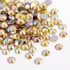 image:imageBeadsland 1440pcs Flat Back Crystal Rhinestones Round Gems for Nail Art and Craft Glue Fix Pure Purple SS204648mmCitrine AB