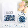 image:imageBeadsland 1440pcs Flat Back Crystal Rhinestones Round Gems for Nail Art and Craft Glue Fix Pure Purple SS204648mmEmerald AB
