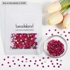 image:imageBeadsland 1440pcs Flat Back Crystal Rhinestones Round Gems for Nail Art and Craft Glue Fix Pure Purple SS204648mmHot Pink