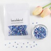 image:imageBeadsland 1440pcs Flat Back Crystal Rhinestones Round Gems for Nail Art and Craft Glue Fix Pure Purple SS204648mmLight Sapphire AB