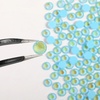 image:imageBeadsland 1440pcs Flat Back Crystal Rhinestones Round Gems for Nail Art and Craft Glue Fix Pure Purple SS204648mmLuminous Blue