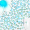 image:imageBeadsland 1440pcs Flat Back Crystal Rhinestones Round Gems for Nail Art and Craft Glue Fix Pure Purple SS204648mmLuminous Blue