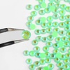 image:imageBeadsland 1440pcs Flat Back Crystal Rhinestones Round Gems for Nail Art and Craft Glue Fix Pure Purple SS204648mmLuminous Green