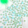 image:imageBeadsland 1440pcs Flat Back Crystal Rhinestones Round Gems for Nail Art and Craft Glue Fix Pure Purple SS204648mmLuminous Mint