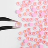 image:imageBeadsland 1440pcs Flat Back Crystal Rhinestones Round Gems for Nail Art and Craft Glue Fix Pure Purple SS204648mmLuminous Pink