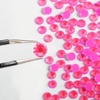 image:imageBeadsland 1440pcs Flat Back Crystal Rhinestones Round Gems for Nail Art and Craft Glue Fix Pure Purple SS204648mmLuminous Rose