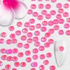 image:imageBeadsland 1440pcs Flat Back Crystal Rhinestones Round Gems for Nail Art and Craft Glue Fix Pure Purple SS204648mmLuminous Rose