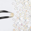 image:imageBeadsland 1440pcs Flat Back Crystal Rhinestones Round Gems for Nail Art and Craft Glue Fix Pure Purple SS204648mmLuminous White