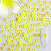 image:imageBeadsland 1440pcs Flat Back Crystal Rhinestones Round Gems for Nail Art and Craft Glue Fix Pure Purple SS204648mmLuminous Yellow
