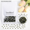 image:imageBeadsland 1440pcs Flat Back Crystal Rhinestones Round Gems for Nail Art and Craft Glue Fix Pure Purple SS204648mmOlivine