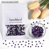 image:imageBeadsland 1440pcs Flat Back Crystal Rhinestones Round Gems for Nail Art and Craft Glue Fix Pure Purple SS204648mmPure Purple