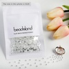 image:imageBeadsland 1440pcs Flat Back Crystal Rhinestones Round Gems for Nail Art and Craft Glue Fix Pure Purple SS204648mmTransparent