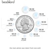 image:imageBeadsland 1440pcs Flat Back Crystal Rhinestones Round Gems for Nail Art and Craft Glue Fix Pure Purple SS204648mmWhite Opal