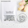 image:imageBeadsland 1440pcs Flat Back Crystal Rhinestones Round Gems for Nail Art and Craft Glue Fix Pure Purple SS204648mmWhite Opal