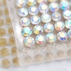 image:imageBeadsland 240X400mm Crystal Rhinestone Trim Hotfix Strass Crystal Mesh Banding Bridal Beaded Applique in Sheet for Dresses with 2mm Rhinestones LtColTopazCrystalAB