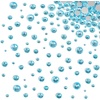 image:imageBeadsland 2880pcs Flat Back Crystal Rhinestones Round Gems for Nail Art and Craft Glue FixAquamarine ABSS102729mmAquamarine