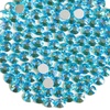 image:imageBeadsland 2880pcs Flat Back Crystal Rhinestones Round Gems for Nail Art and Craft Glue FixAquamarine ABSS102729mmAquamarine Ab
