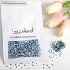image:imageBeadsland 2880pcs Flat Back Crystal Rhinestones Round Gems for Nail Art and Craft Glue FixAquamarine ABSS102729mmCapri Blue