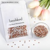 image:imageBeadsland 2880pcs Flat Back Crystal Rhinestones Round Gems for Nail Art and Craft Glue FixAquamarine ABSS102729mmChampagne