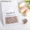 image:imageBeadsland 2880pcs Flat Back Crystal Rhinestones Round Gems for Nail Art and Craft Glue FixAquamarine ABSS102729mmChampagne