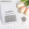 image:imageBeadsland 2880pcs Flat Back Crystal Rhinestones Round Gems for Nail Art and Craft Glue FixAquamarine ABSS102729mmCrystal