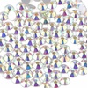 image:imageBeadsland 2880pcs Flat Back Crystal Rhinestones Round Gems for Nail Art and Craft Glue FixAquamarine ABSS102729mmCrystal AB