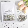 image:imageBeadsland 2880pcs Flat Back Crystal Rhinestones Round Gems for Nail Art and Craft Glue FixAquamarine ABSS102729mmCrystal AB