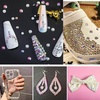 image:imageBeadsland 2880pcs Flat Back Crystal Rhinestones Round Gems for Nail Art and Craft Glue FixAquamarine ABSS102729mmCrystal AB