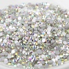 image:imageBeadsland 2880pcs Flat Back Crystal Rhinestones Round Gems for Nail Art and Craft Glue FixAquamarine ABSS102729mmCrystal AB