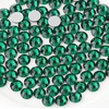 image:imageBeadsland 2880pcs Flat Back Crystal Rhinestones Round Gems for Nail Art and Craft Glue FixAquamarine ABSS102729mmEmerald