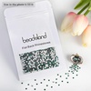 image:imageBeadsland 2880pcs Flat Back Crystal Rhinestones Round Gems for Nail Art and Craft Glue FixAquamarine ABSS102729mmEmerald