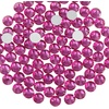 image:imageBeadsland 2880pcs Flat Back Crystal Rhinestones Round Gems for Nail Art and Craft Glue FixAquamarine ABSS102729mmFuchsia