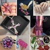 image:imageBeadsland 2880pcs Flat Back Crystal Rhinestones Round Gems for Nail Art and Craft Glue FixAquamarine ABSS102729mmFuchsia
