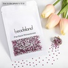 image:imageBeadsland 2880pcs Flat Back Crystal Rhinestones Round Gems for Nail Art and Craft Glue FixAquamarine ABSS102729mmFuchsia