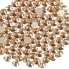 image:imageBeadsland 2880pcs Flat Back Crystal Rhinestones Round Gems for Nail Art and Craft Glue FixAquamarine ABSS102729mmGolden Shadow