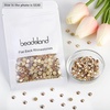 image:imageBeadsland 2880pcs Flat Back Crystal Rhinestones Round Gems for Nail Art and Craft Glue FixAquamarine ABSS102729mmGolden Shadow