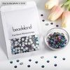 image:imageBeadsland 2880pcs Flat Back Crystal Rhinestones Round Gems for Nail Art and Craft Glue FixAquamarine ABSS102729mmGreen Volcano